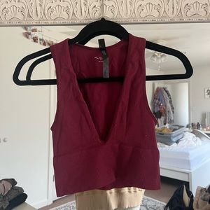 COPY - Urban Outfitters Burgundy Tank
